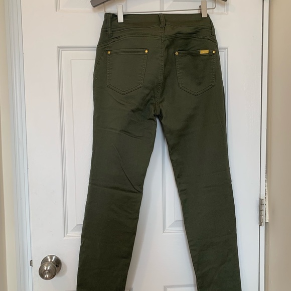 IMAN Olive Green straight leg pants - Picture 3 of 3